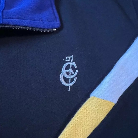 COURT CLUB 80's Style Vintage Sweater 1/4 Zip Medium 38/40 UNWORN - Picture 5 of 6